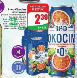 Dino Piwo bezalkoholowe Okocim Sycylijska Pomarańcza z Limonką oferta