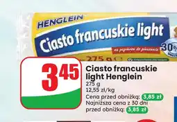 Dino Ciasto francuskie light Henglein oferta