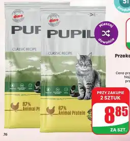 Dino Sucha karma dla kota Pupil Classic Recipe z kurczakiem oferta