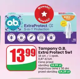 Dino Tampony O.B. ExtraProtect 5w1 16-pak oferta