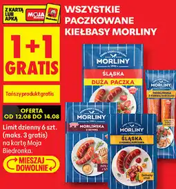 Biedronka Wszystkie paczkowane kiełbasy Morliny oferta
