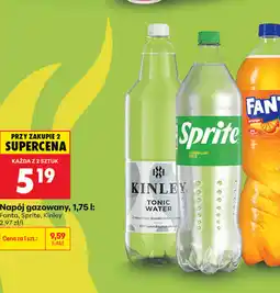 Biedronka Napój gazowany, 1,75 l: Fanta, Sprite, Kinley oferta