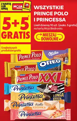 Biedronka Wszystkie Prince Polo i Princessa oferta