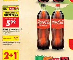 Biedronka Napój gazowany Coca-Cola/Coca-Cola Zero Cukru oferta