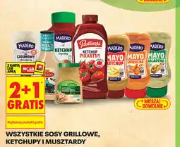 Biedronka Wszystkie sosy grillowe, ketchupy i musztardy Madero, Pudliszki, Kamis, Roleski oferta