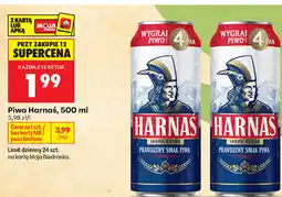 Biedronka Piwo Harnaś Jasne Pełne oferta