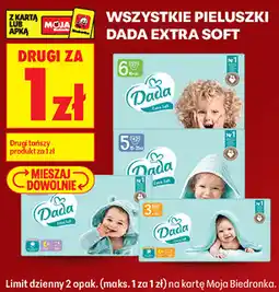 Biedronka Wszystkie pieluszki Dada Extra Soft oferta