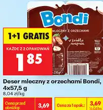 Biedronka Deser mleczny z orzechami Bondi oferta