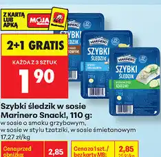 Biedronka Szybki śledzik w sosie Marinero Snack! oferta