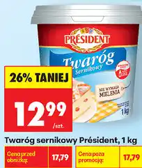 Biedronka Twaróg sernikowy Président oferta