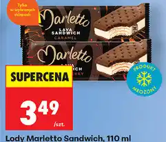 Biedronka Lody Marletto Sandwich oferta
