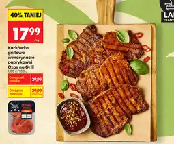 Biedronka Karkówka grillowa w marynacie paprykowej Czas na Grill oferta