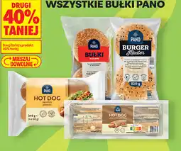 Biedronka Wszystkie bułki Pano (np. Bułki pszenne z sezamem, Burger Master, Hot Dog) oferta
