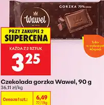 Biedronka Czekolada gorzka Wawel oferta