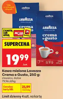 Biedronka Kawa mielona Lavazza Crema e Gusto oferta