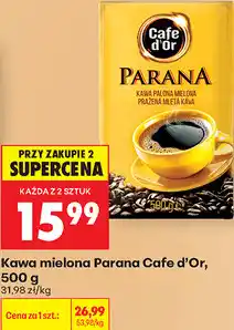 Biedronka Kawa mielona Parana Cafe d'Or oferta
