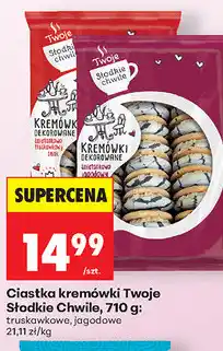 Biedronka Ciastka kremówki Twoje Słodkie Chwile oferta