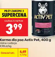 Biedronka Karma dla psa Activ Pet oferta