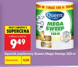 Biedronka Ręcznik papierowy Queen Mega Sweep, 120 m oferta