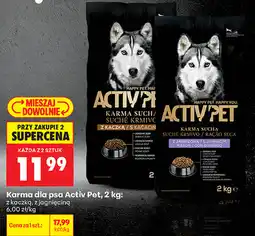 Biedronka Karma dla psa Activ Pet, z kaczką, z jagnięciną oferta