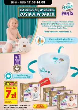 Biedronka Pieluchomajtki Dada Extra Care Pants Rozmiar 8 oferta