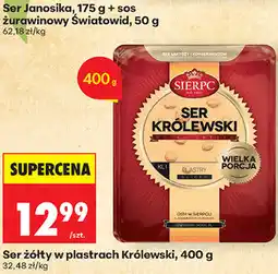 Biedronka Ser żółty w plastrach Królewski oferta