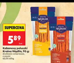 Biedronka Kabanosy paluszki Kraina Wędlin oferta