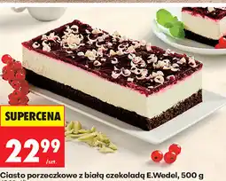 Biedronka Ciasto porzeczkowe z białą czekoladą E.Wedel oferta