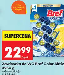Biedronka Zawieszka do WC Bref Color Aktiv oferta
