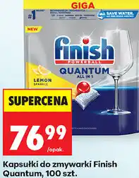 Biedronka Kapsułki do zmywarki Finish Quantum, 100 szt oferta