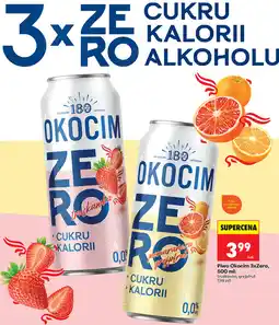 Biedronka Piwo Okocim 3xZero, truskawka, grejpfrut pomarańcza oferta