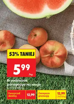 Biedronka Brzoskwinia paraguayo na wagę oferta