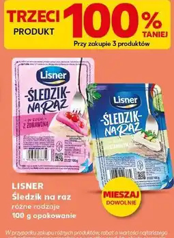 Kaufland Lisner Śledzik na raz oferta
