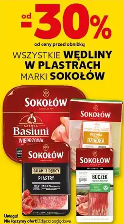 Kaufland Wszystkie wędliny w plastrach marki Sokołów oferta
