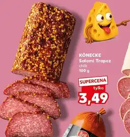 Kaufland Könecke Salami Trapez chilli oferta