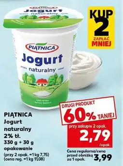Kaufland Piątnica Jogurt naturalny 2% tł oferta