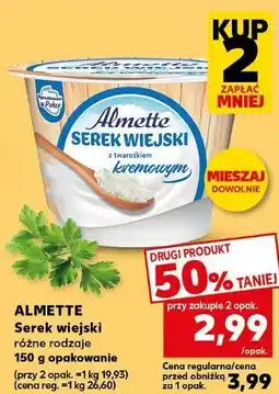 Kaufland Almette Serek wiejski różne rodzaje oferta
