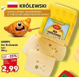 Kaufland SIERPC Ser Królewski light oferta