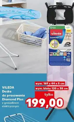 Kaufland Vileda Deska do prasowania Diamond Plus z gniazdkiem elektrycznym oferta