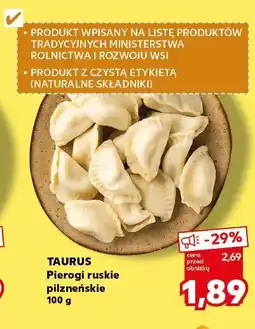 Kaufland TAURUS Pierogi ruskie pilzneńskie oferta