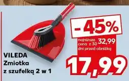 Kaufland VILEDA Zmiotka z szufelką 2 w 1 oferta