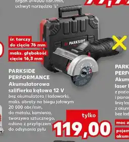 Kaufland PARKSIDE PERFORMANCE Akumulatorowa szlifierka kątowa 12 V oferta