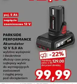 Kaufland PARKSIDE PERFORMANCE Akumulator 12 V 5,0 Ah oferta