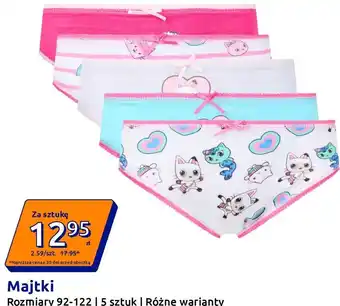 Majtki dziewczęce 5 sztuk