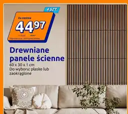 Action Drewniane panele ścienne 60 x 30 x 1 cm oferta