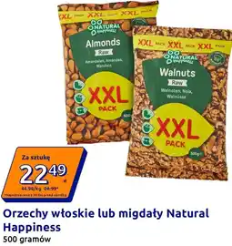 Action Orzechy włoskie lub migdały Natural Happiness oferta