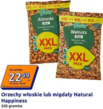 Orzechy włoskie lub migdały Natural Happiness