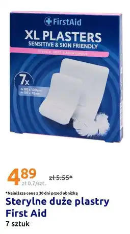 Action Sterylne duże plastry First Aid oferta