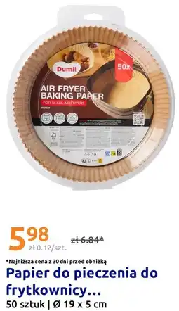 Action Papier do pieczenia do frytkownicy Dumil oferta