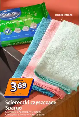 Action Ściereczki czyszczące Spargo (Ściereczki z mikrofibry lub Chusteczki nawilżane XXL) oferta